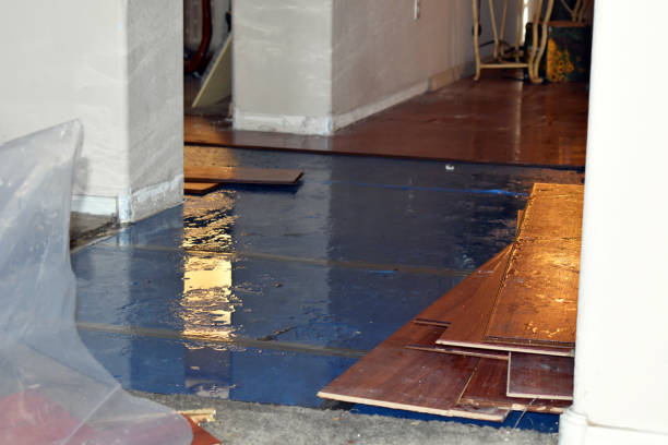 Professional Water Extraction technician working in Silver Lake, WI